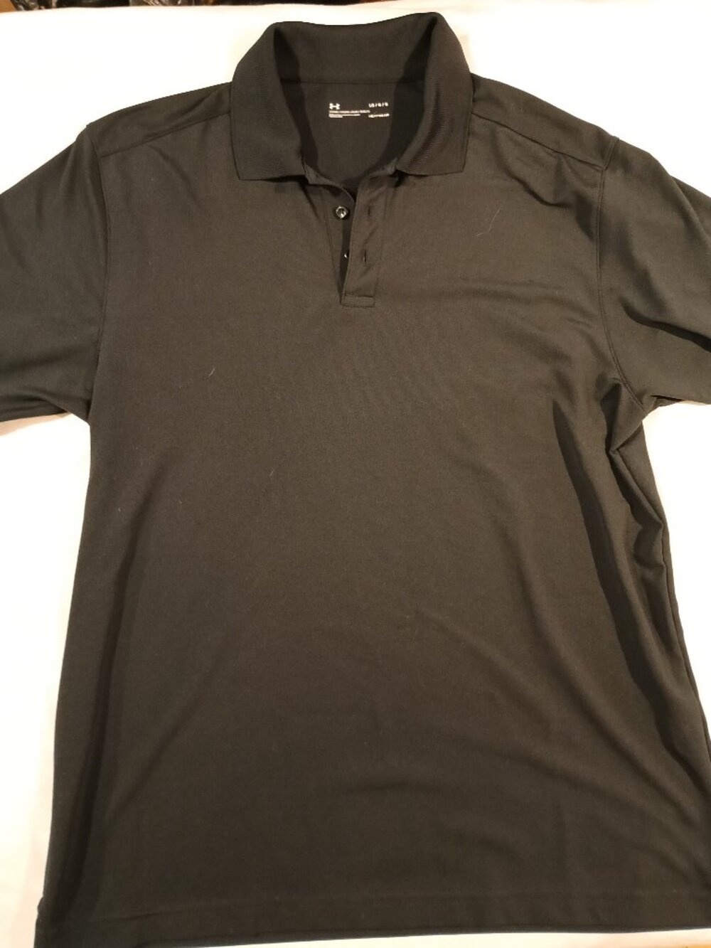 Under Armour Black Polo - Size Large